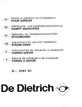 De Dietrich DX5161E2 Manual do proprietário