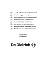 De Dietrich DWD614XE1 Manual do proprietário