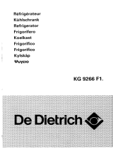 De Dietrich KG9266F4 Manual do proprietário