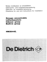 De Dietrich HM2644E1 Manual do proprietário