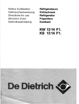 De Dietrich KW1314F1 Manual do proprietário