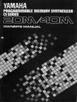 Yamaha CS-40M Manual do proprietário