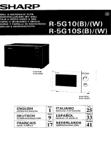 Sharp R-5G10 Manual do proprietário