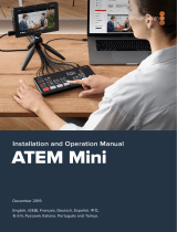 Blackmagic Design ATEM Mini  Manual do usuário