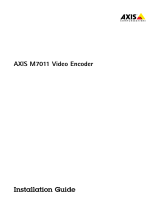 Axis M7011 Manual do usuário