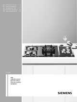 Siemens Sealed plate cooktop Domino Manual do usuário