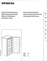 Siemens GS18KF1/51 Manual do usuário