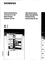 Siemens KS32F00GB/05 Manual do usuário