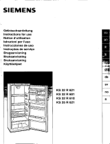 Siemens KS32R621 Manual do usuário