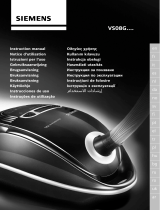 Siemens VS08G Serie Manual do usuário