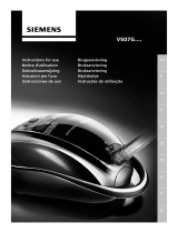 Siemens VS07GP1266/17 Manual do usuário