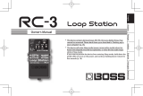 Boss RC-3 Loop Station Manual do proprietário