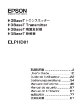 Epson ELPHD01 HDBaseT Transmitter for Large Venue Projectors Guia de usuario
