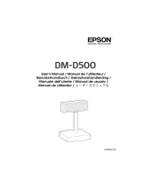 Epson DM-D500 Manual do usuário