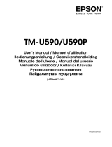 Epson TM-U590P Serie Manual do usuário