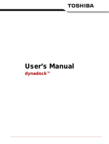 Toshiba dynadock PA3541 Manual do usuário