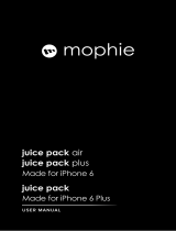 Mophie JP-IP6P-BLK Manual do usuário