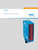 SICK RAY26 MultiTask photoelectric sensors Instruções de operação