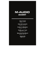 M-Audio Accent Manual do proprietário