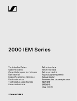 Sennheiser EK 2000 IEM Instruções de operação