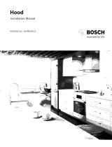 Bosch HUI56551UC/01 Guia de instalação
