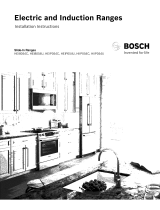 Bosch HEI8054U/04 Guia de instalação