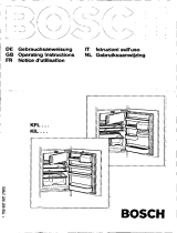 Bosch kfl 16441 Manual do proprietário