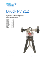 GE Druck PV 212 Manual do usuário