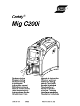 ESAB Caddy Mig C200i Manual do usuário