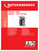 Rothenberger ROXY - KIT PLUS Manual do usuário