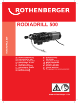 Rothenberger Drill motor RODIADRILL Manual do usuário