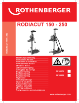 Rothenberger Drill stand RODIACUT Manual do usuário