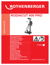 Rothenberger RODIACUT 400 PRO Manual do usuário