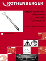 Rothenberger Torque wrench ROTORQUE Manual do usuário