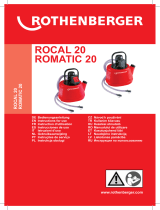 Rothenberger Decalcifying pump ROCAL 20 Manual do usuário