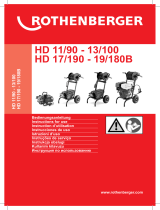 Rothenberger High-pressure drain cleaner HD 13/100 Manual do usuário