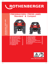 Rothenberger Press jaw Standard Typ VP Manual do usuário