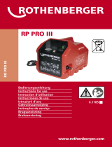 Rothenberger Testing pump RP Pro Manual do usuário