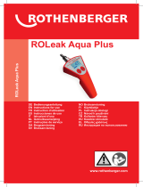 Rothenberger ROLEAK Aqua Plus Manual do usuário