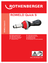 Rothenberger ROWELD Quick-S Manual do usuário