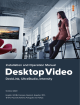 Blackmagic Desktop Video  Manual do usuário