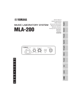 Yamaha MLA-200 Music Laboratory System Manual do proprietário