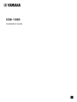 Yamaha ESB-1080 Guia de instalação