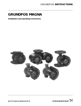 Grundfos MAGNA 40-100 D Installation And Operating Instructions Manual