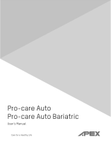 Apex Digital Pro-care Auto Bariatric Manual do usuário