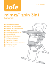 Joie MIMZY 3IN1 HIGHCHAIR FROM BIRTH Manual do usuário
