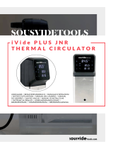 SousVideTools.com iVide PLUS JNR Thermal Circulator Manual do usuário