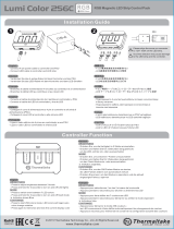 Thermaltake Color 256C RGB Magnetic LED Strip Control Pack Manual do usuário