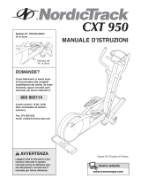 NordicTrack Cxt 950 Elliptical Manuale D'istruzioni