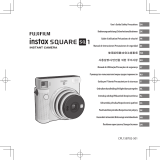 Fujifilm Instax SQ1 Glacier Blue EX D Manual do usuário